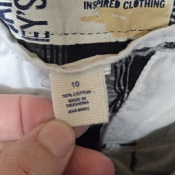 Baileys Pt. Plaid Cargo Shorts Boys Size 10 Black - Picture 9 of 10